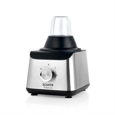Schafer Trifecta 1500W Çok Amaçlı Mutfak Robotu 2L Blender ve Doğrayıcı Inox