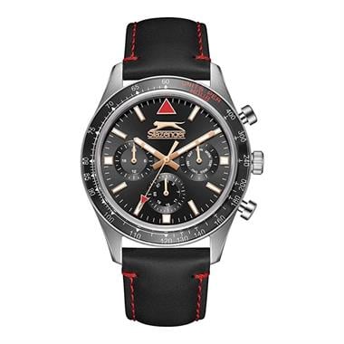 Slazenger SL.09.2418.2.04 Erkek Deri Kayışlı Quartz Kol Saati 43 mm