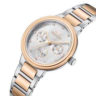 Slazenger Kadın Kol Saati Metal Silver/Rose Gold – SL.09.2466.4.04