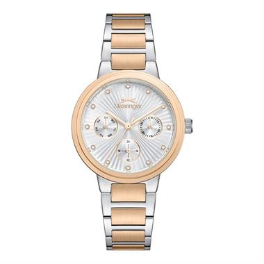 Slazenger Kadın Kol Saati Metal Silver/Rose Gold – SL.09.2466.4.04