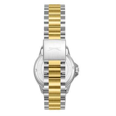 Slazenger SL.09.2544.2.05 Erkek Kol Saati – Yeşil Kadran, Çelik Bilezik