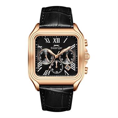 Slazenger SL.09.2548.2.04 Erkek Kol Saati – Siyah Deri Kordon