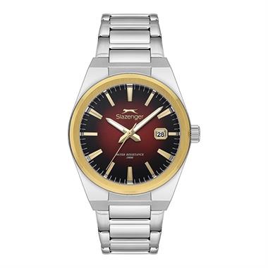 Slazenger SL.09.2610.1.380 Gümüş Metal Kordon 10 ATM Erkek Kol Saati