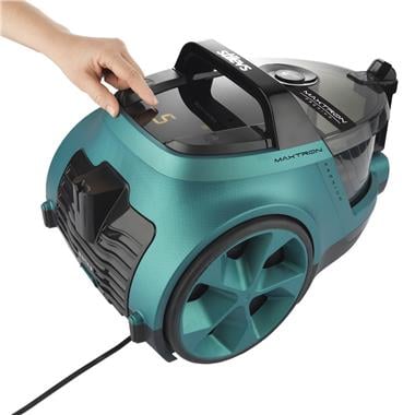 Stilevs SET12350 Maxtron Premıum Torbasız Elektrikli Süpürge Dijital Siyah-Sedefli Mavi