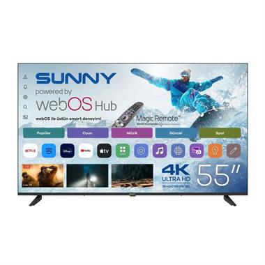 Sunny SN55UPRL-W02M 55 140 Ekran 4K Ultra HD WebOS Smart TV