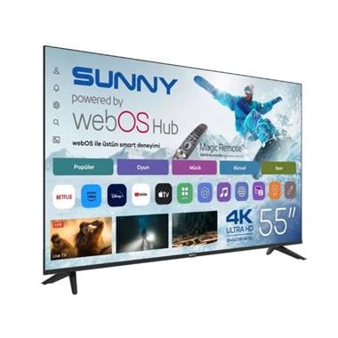 Sunny SN55UPRL-W02M 55 140 Ekran 4K Ultra HD WebOS Smart TV