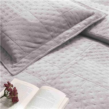 Taç Alvin Tek Kişilik Yatak Örtüsü Seti Gri (4324)