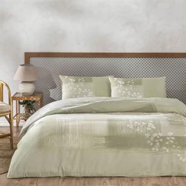 Taç Ilra Ranforce Çift Kişilik Nevresim Takımı Bej