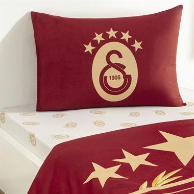 Taç Lisanslı Galatasaray 25. Şampiyonluk %100 Pamuk Tek Kişilik Nevresim Takımı 160x220