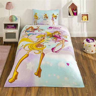 Taç Winx Magic Lisanslı %100 Pamuk Tek Kişilik Nevresim Takımı 160x220 cm