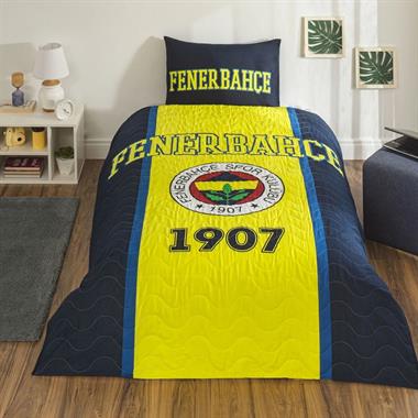 Taç Lisanslı Fenerbahçe Tek Kişilik Nevresim Takımı 160x220 cm