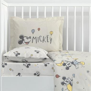 Taç Lisanslı Mickey Mouse Dream Baby %100 Pamuk Bebek Nevresim Takımı 100x150 cm