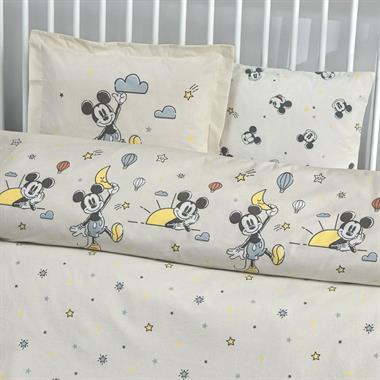 Taç Lisanslı Mickey Mouse Dream Baby %100 Pamuk Bebek Nevresim Takımı 100x150 cm