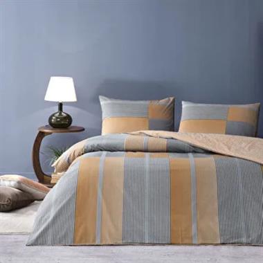 Taç Miles %100 Pamuk Tek Kişilik Nevresim Takımı 160x220 cm Turuncu