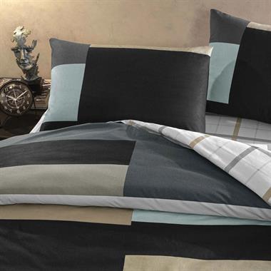 Taç Nexie Ranforce Tek Kişilik Nevresim Takımı Antrasit