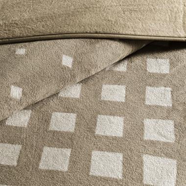 Taç Noa %100 Polyester Battaniye Çift Kişilik Vizon