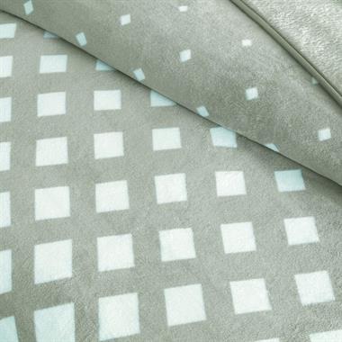 Taç Noa Çift Kişilik Polyester Battaniye Mint