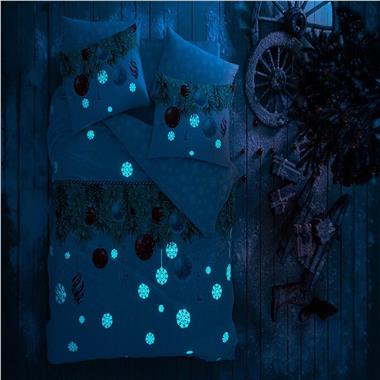 Taç Snowflake Ranforce Çift Kişilik Nevresim Takımı