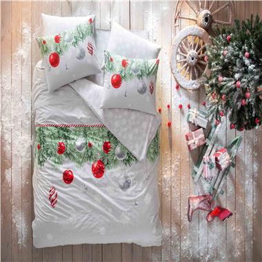 Taç Snowflake Ranforce Çift Kişilik Nevresim Takımı