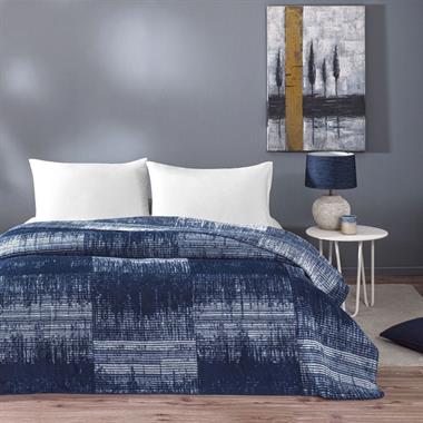 Taç Zıggy Pamuklu Tek Kişilik Lacivert Battaniye – Konforlu ve Dayanıklı