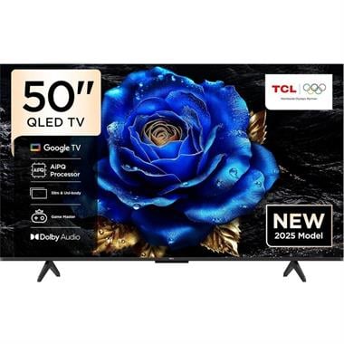 TCL 50T6CGTTV 50” 4K Ultra HD QLED Google Smart TV – Uydu Alıcılı