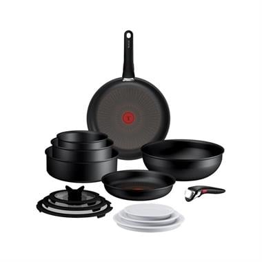 Tefal Ingenio Excellence Fusion Core 9X Büyük Set 14 Parça Çıkarılabilir Saplı Tava Tencere Seti