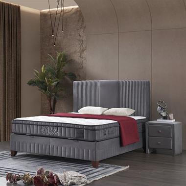 Bella 160x200 Çift Kişilik Baza, Başlık ve Double Yatak Seti