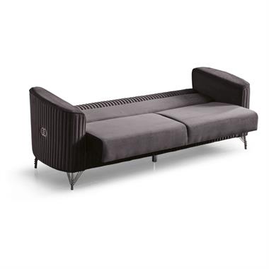 Turuncu Ebru Koltuk Takımı 3+3+1