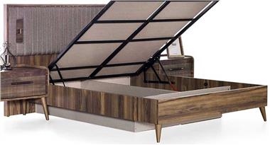 Vintage Bazalı Karyola