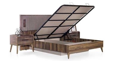 Vintage Bazalı Karyola