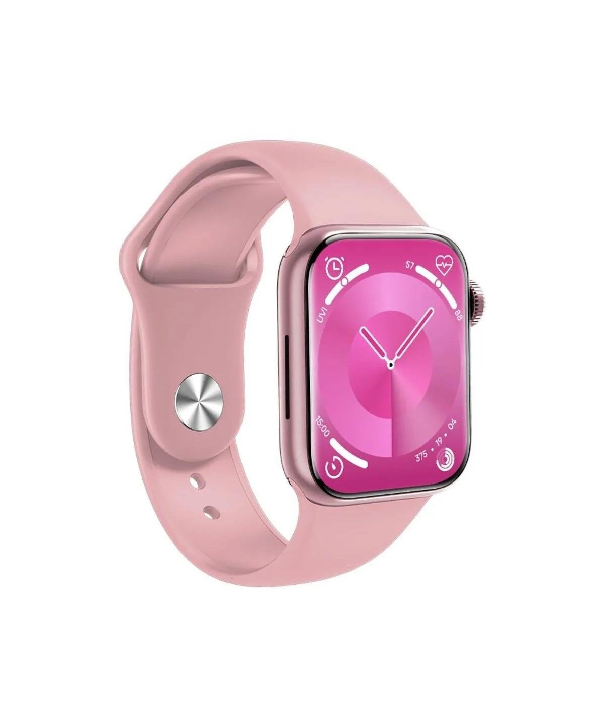 JHY Smart Watch S9 Pro Pink Ak ll Saat