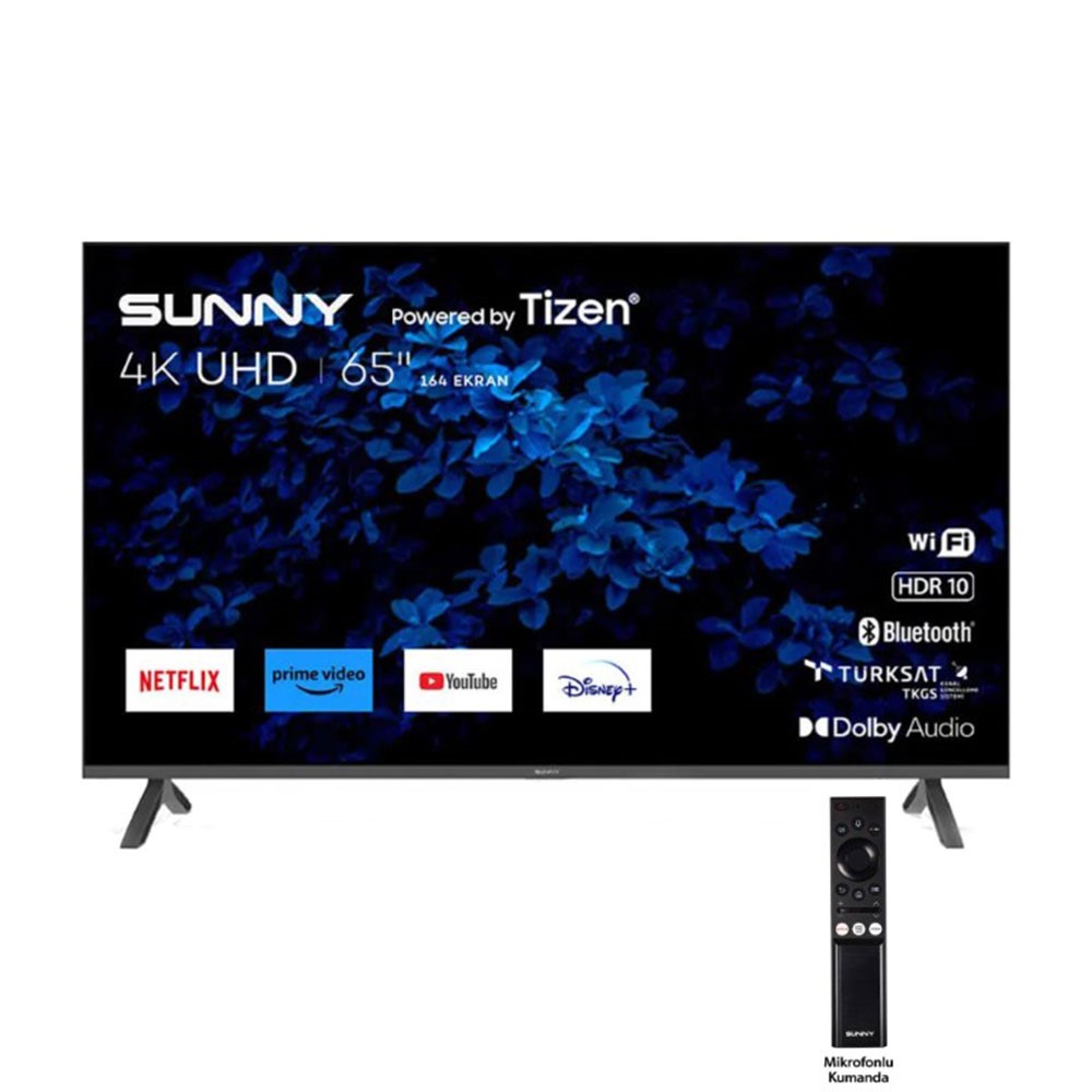 SUNNY SN65FMN503-A-0256 TİZEN TELEVİZYON|Yiğit Avm'de.