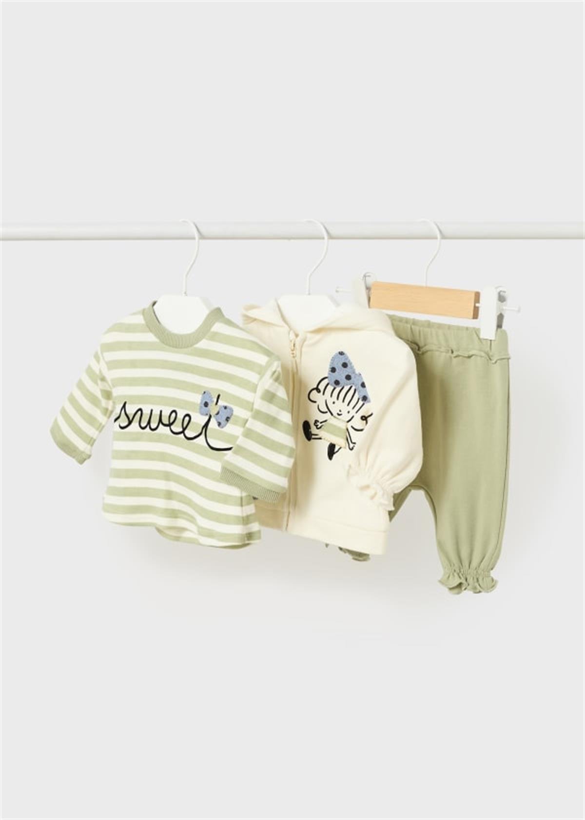 02666 MAYORAL KIZ BEBEK 3LÜ TAKIM