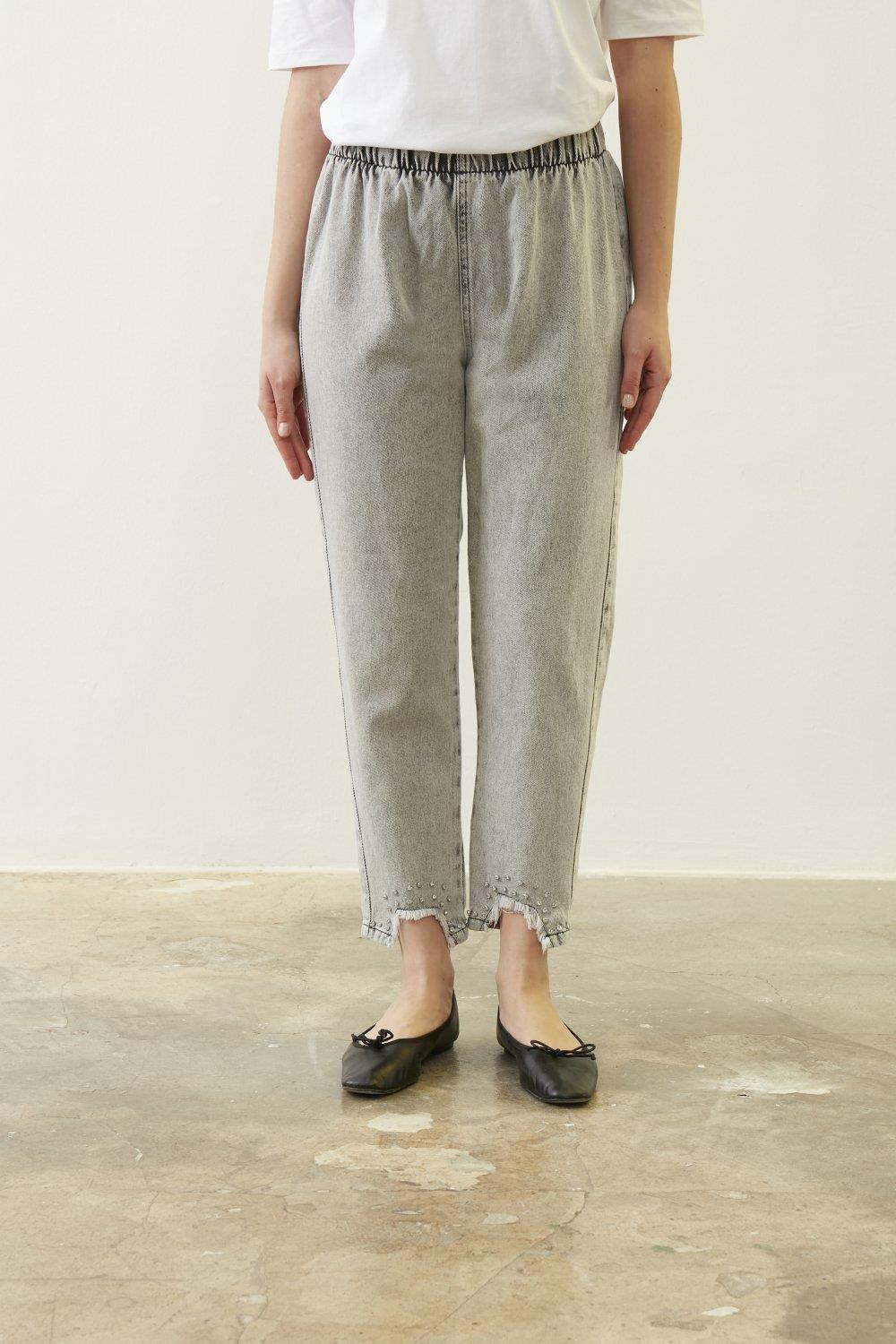 Merwish Viana Denim - KOYU GRİ