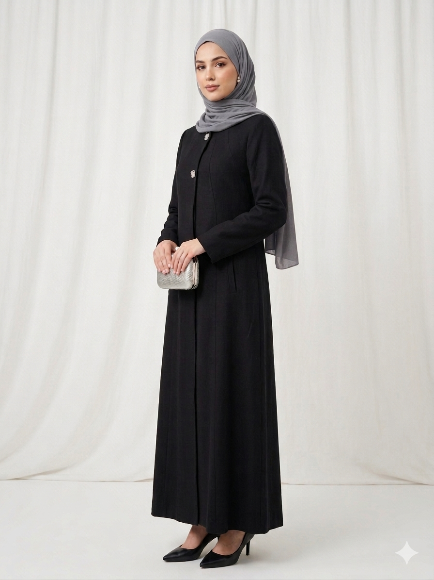 Keten Astarsız Pardesü