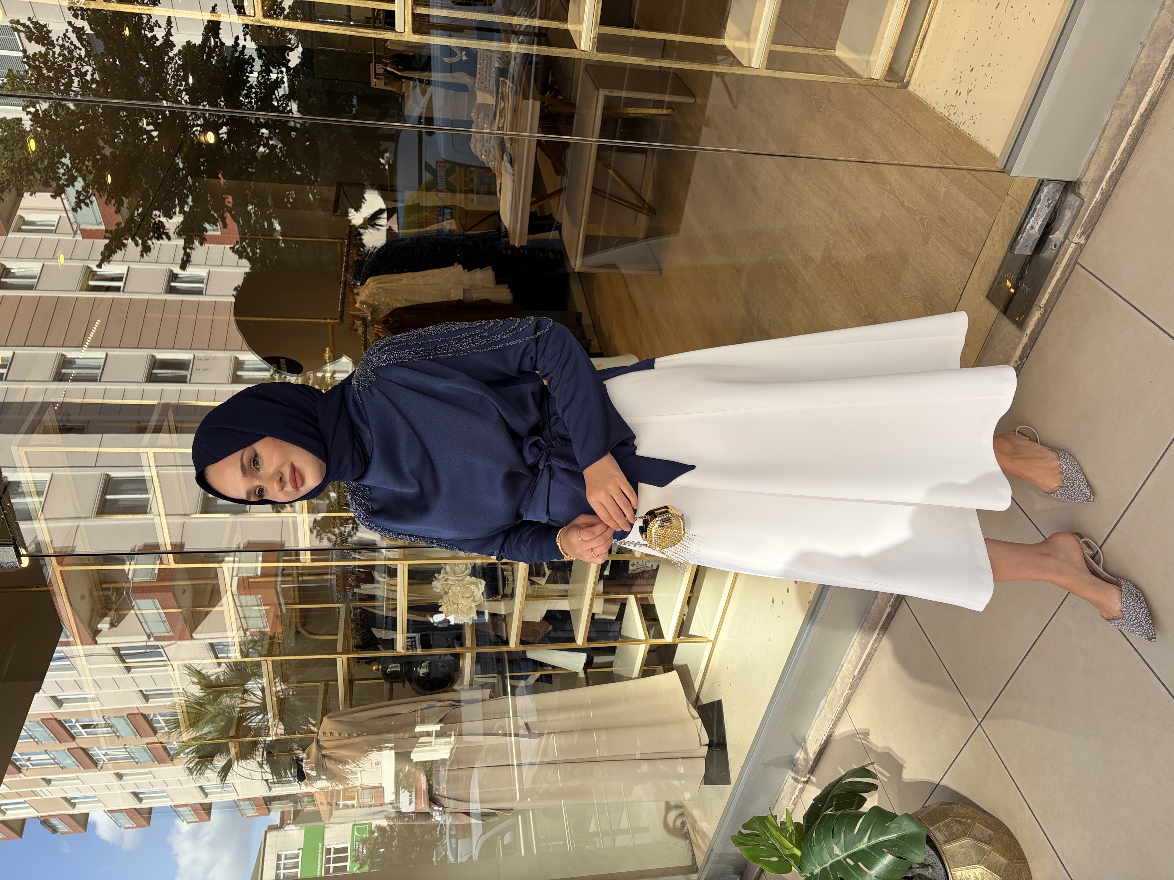 APOLET BLUZ LACİVERT