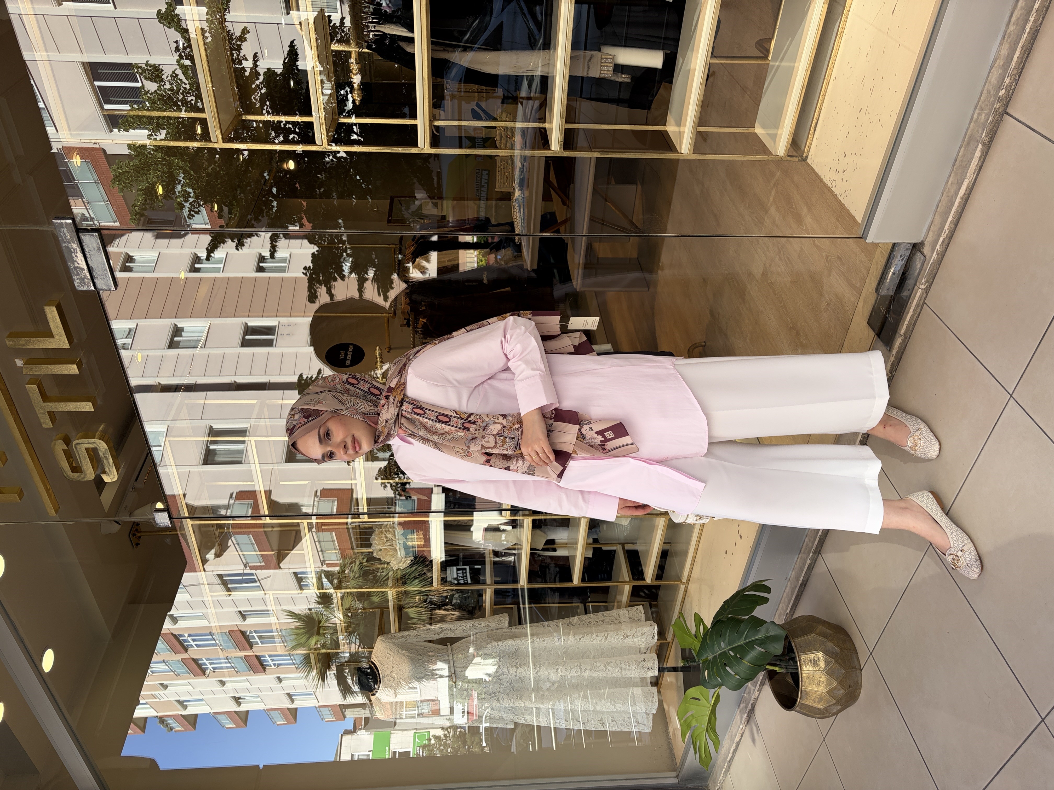 BOYFRİEND GÖMLEK PEMBE