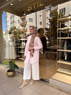 BOYFRİEND GÖMLEK PEMBE