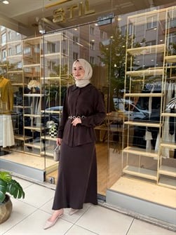 ELİRA TAKIM KAHVERENGİ