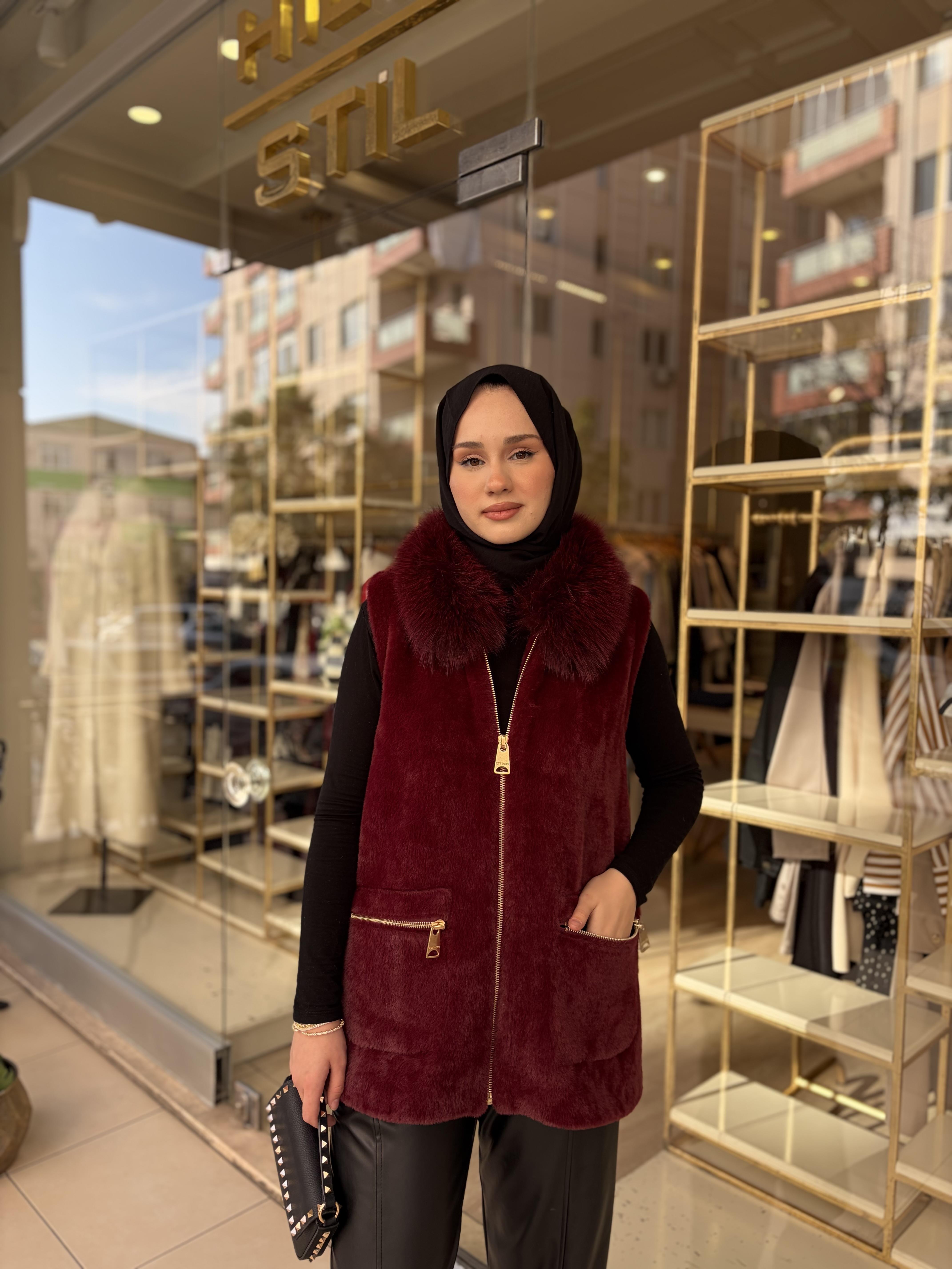 ANGORA YELEK BORDO