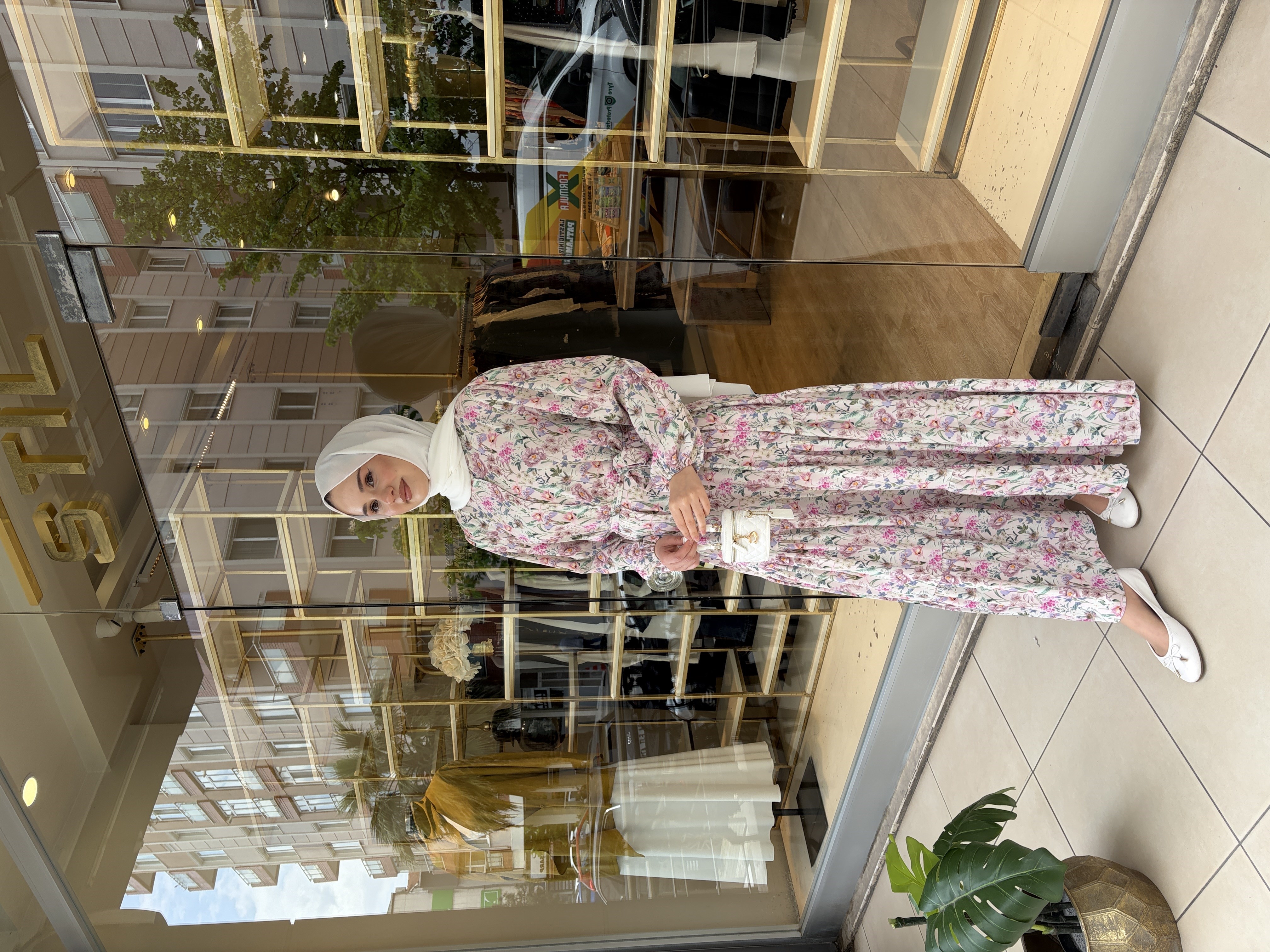 BLOOM ELBİSE PEMBE