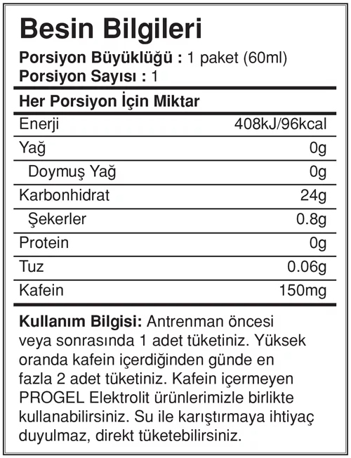 Besin Bilgileri