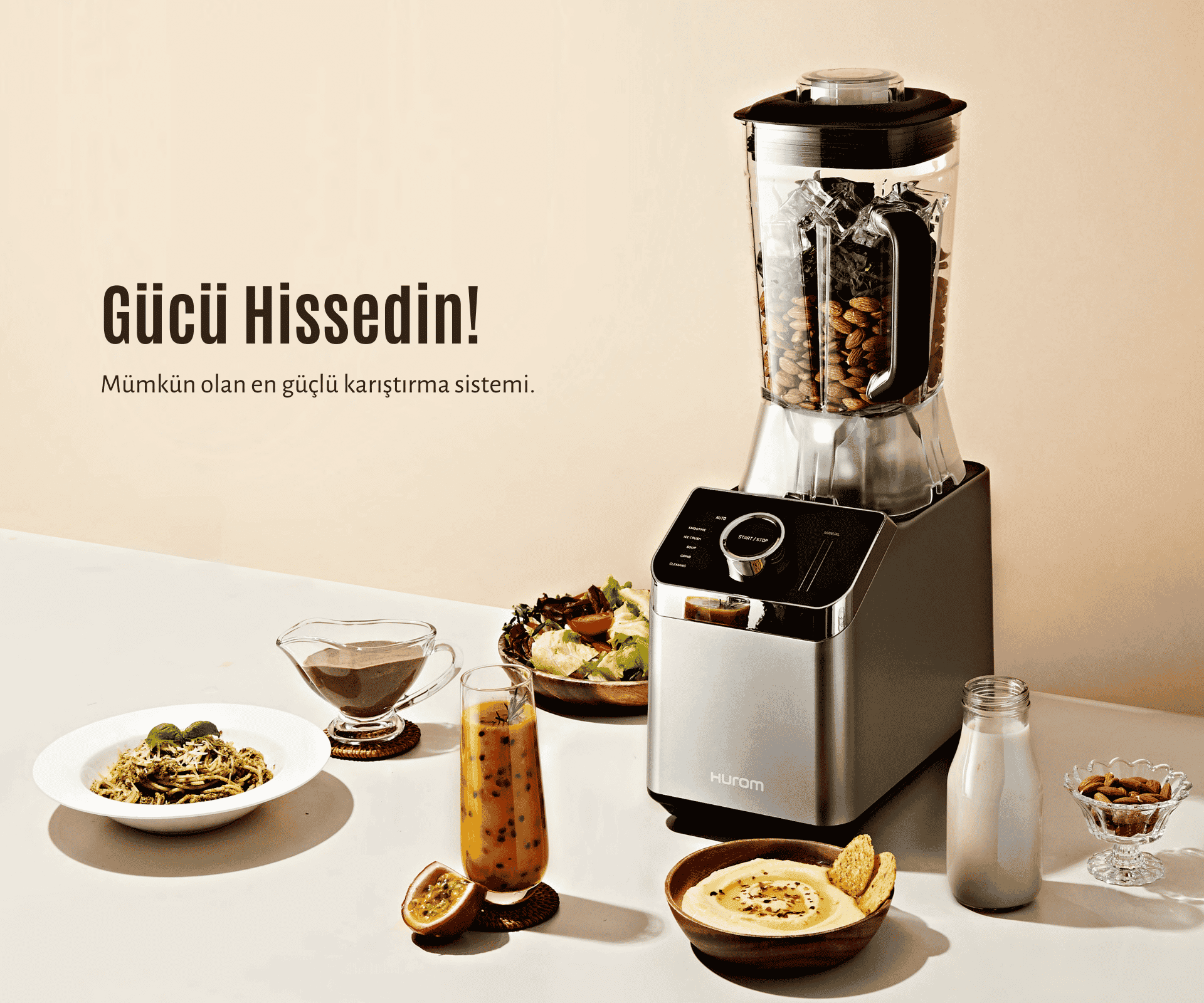 Hurom M100 Katı Meyve Sıkacağı ve Blender