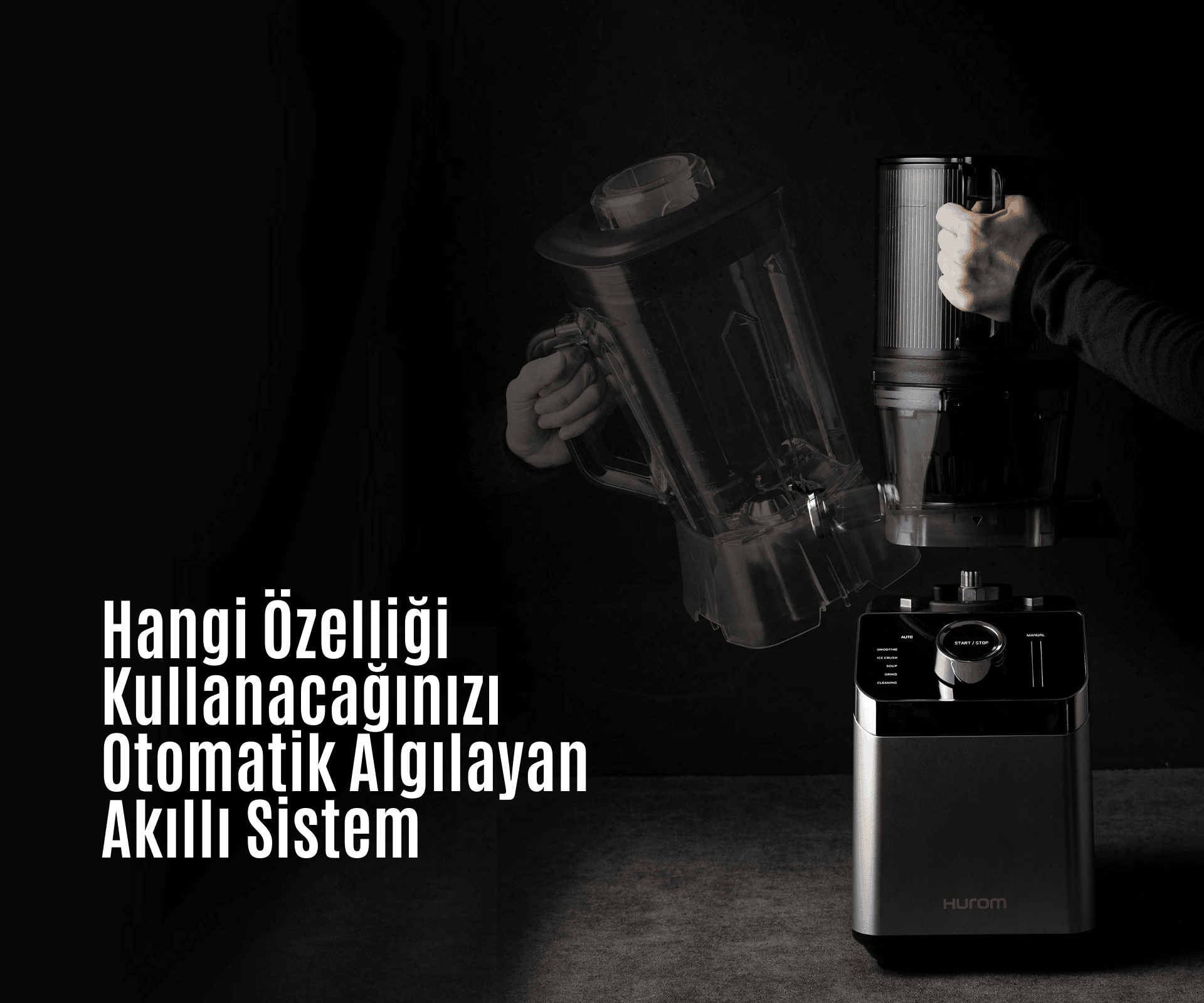 Hurom M100 Katı Meyve Sıkacağı ve Blender