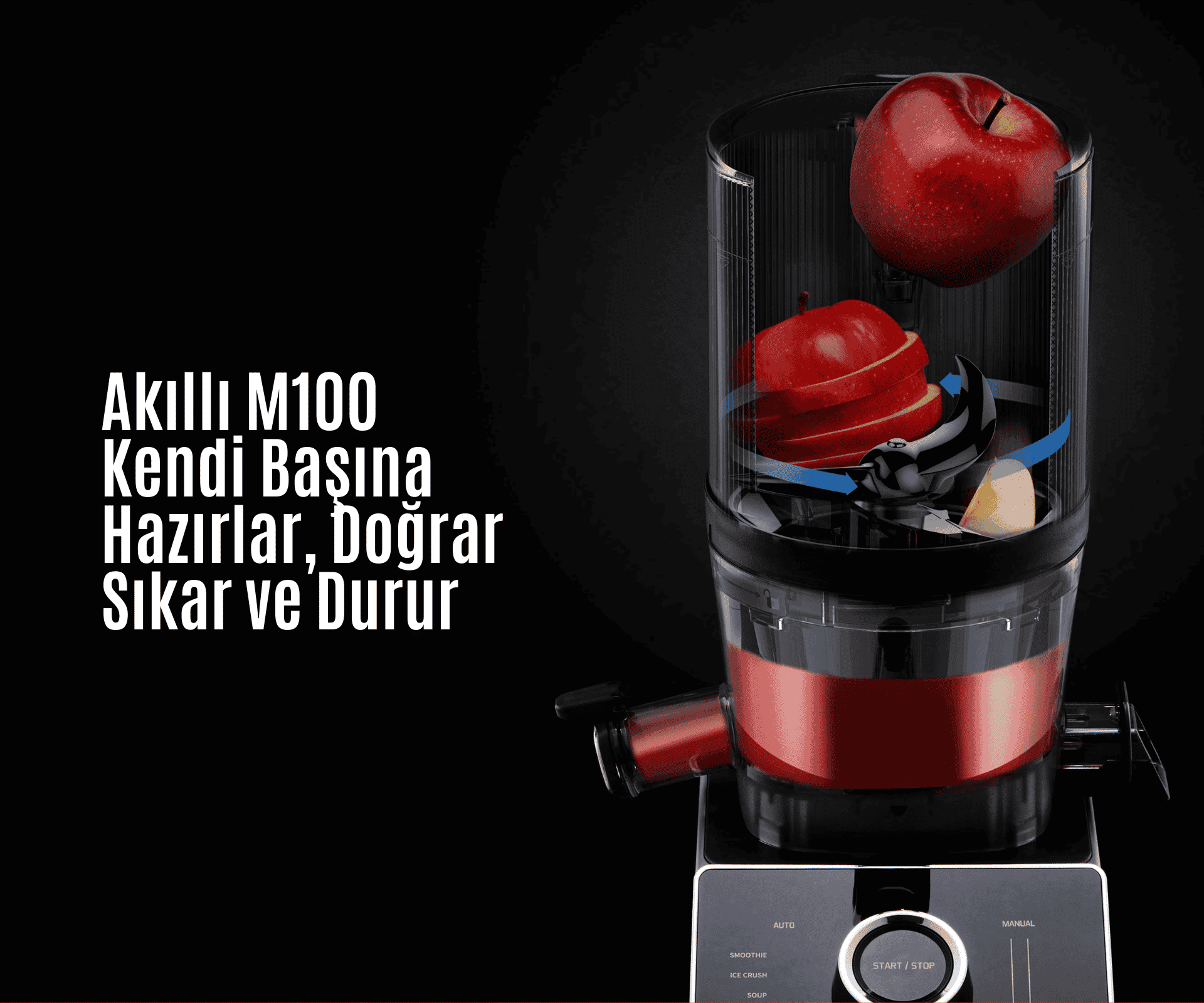 Hurom M100 Katı Meyve Sıkacağı ve Blender