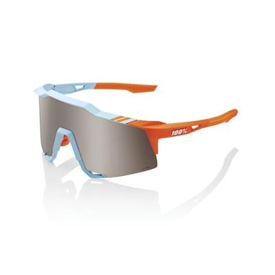 100% Speedcraft - Soft Tact Two Tone - Hiper Silver Mirror Lens Gözlük
