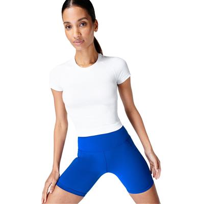 Sweaty Betty Athlete Crop Seamless Workout Kadın Koşu Atleti