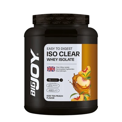 Bigjoy Iso Clear Whey Isolate 480g Ice Tea Şeftali