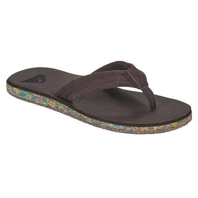 Quiksilver Carver Suede Recycled Terlik
