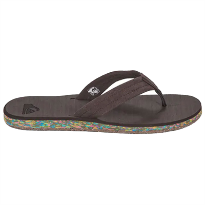 Quiksilver Carver Suede Recycled Terlik